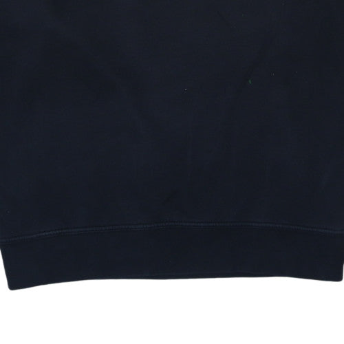 Nike Women Black Medium Pullover Sweatshirt, Crew Neck, 3/4 Sleeve