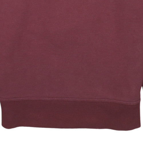 Champion Men's Red Crew Neck Pullover Sweatshirt M Regular Fit