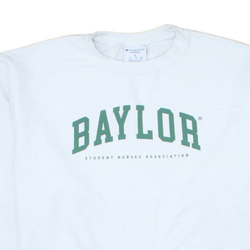 Champion Eco Authentic Women's White Crew Neck Pullover Sweatshirt L