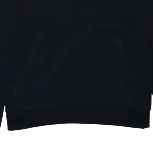 Fila Womens Black XS Pullover Hoodie with Logo Embroidery