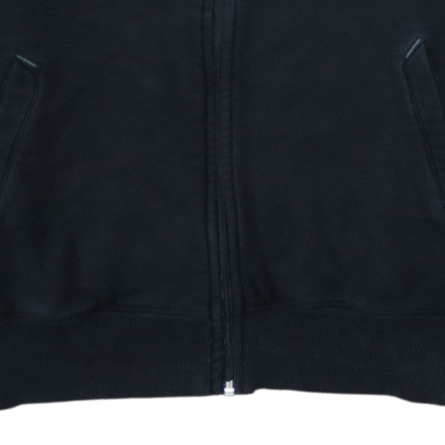 The North Face Mens Black Full Zip Hoodie Size M Cotton Fleece