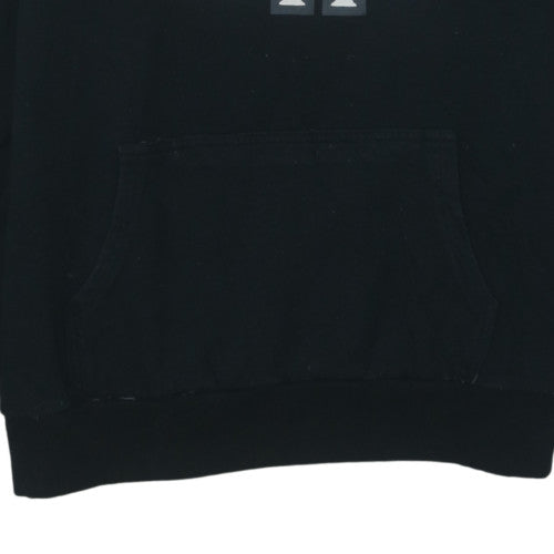 Kappa Men’s Black XL Pullover Hoodie with Logo Print