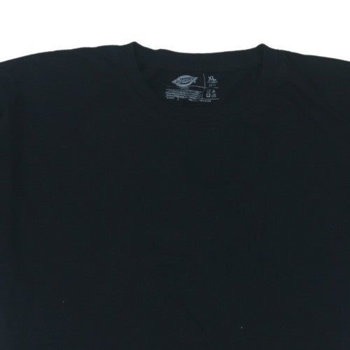Dickies Unisex Adults Black XL Basic Crew Neck Cotton T-Shirt