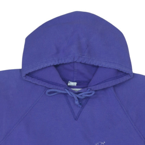Champion Women's Purple Large Pullover Hoodie Sweatshirt Cotton Blend
