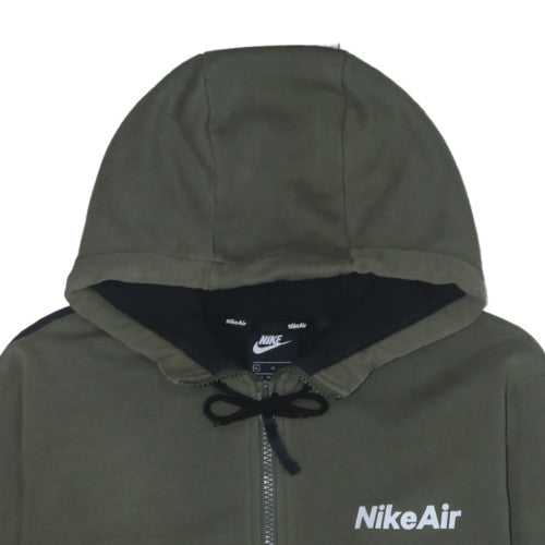 Nike Men’s Green Full Zip Hoodie XL Hooded Sweatshirt