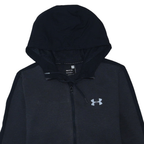 Under Armour Men's Black Small 1/2 Zip Fleece Sports Hoodie