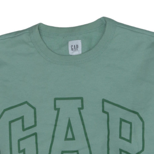 Gap Women’s Green Small Pullover Logo Sweatshirt