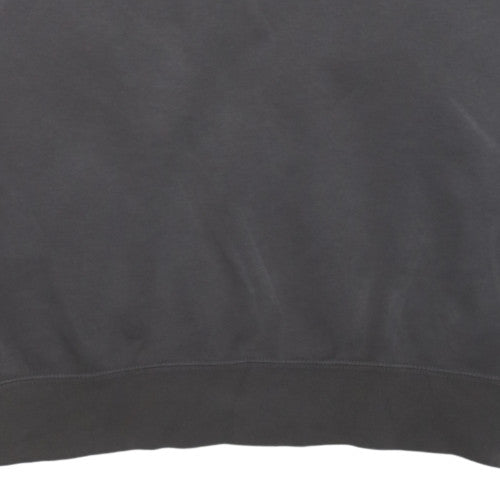 Nike Womens Grey Crew Neck Pullover Sweatshirt M Cotton Blend