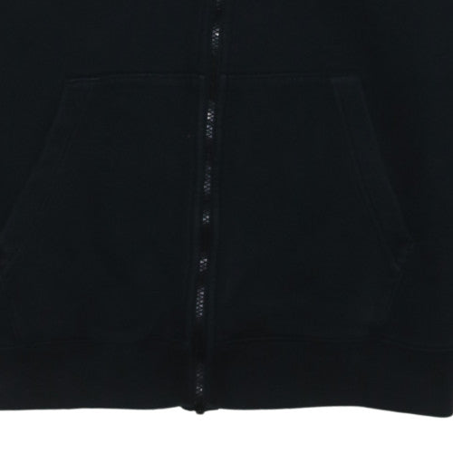 Nike Men's Black Full Zip Fleece Hoodie Size M