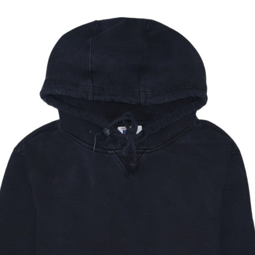 Russell Athletic Mens Black S Pullover Hoodie Fleece Logo