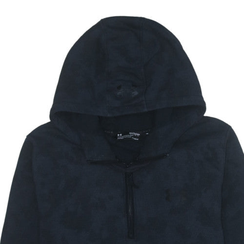 Under Armour Men's Black 2XL Threadborne 1/2 Zip Hoodie