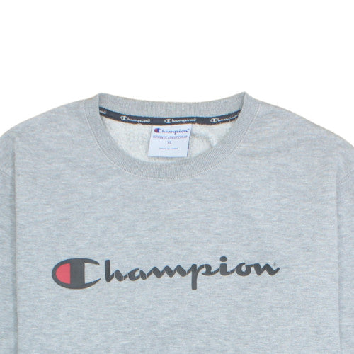 Champion Men's Grey XL Crew Neck Pullover Sweatshirt