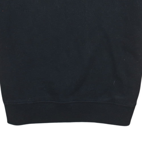 Tommy Jeans Women's Black XS Pullover Sweatshirt with Logo Detail