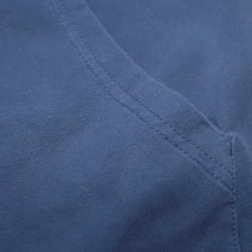 Emporio Armani EA7 Women's Blue Pullover Hoodie Size M Rhinestone Logo