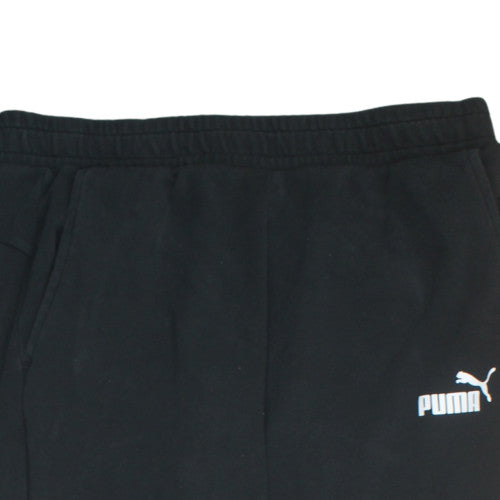 Puma Men's Black XL Jogger Trousers Fleece Elastic Waist
