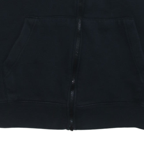 Nike Men's Black Full Zip Hoodie Fleece M Regular Fit