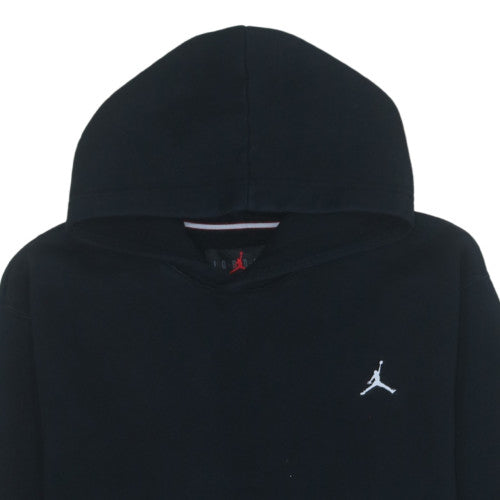 Jordan Men’s Black Pullover Hoodie Small Regular Fit Fleece