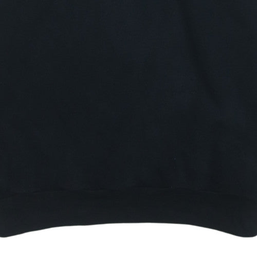 Adidas Women Black Size M Crew Neck Pullover Sweatshirt