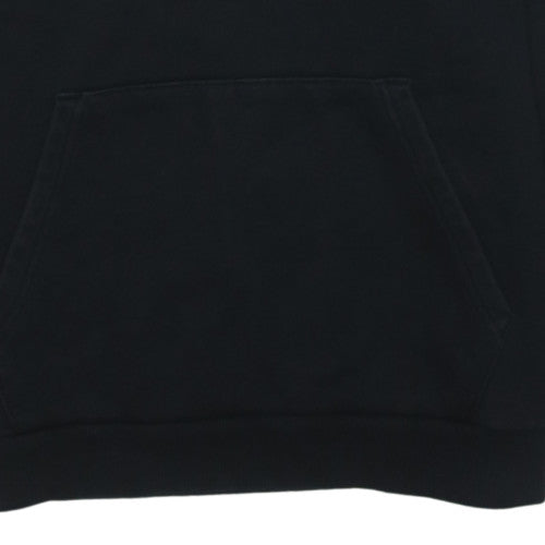 Puma Men's Black Medium Pullover Hoodie Sportswear Graphic Print