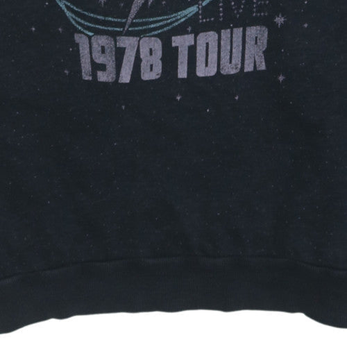 Primark Women Black AC/DC 1978 Tour Pullover Sweatshirt Size S