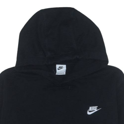 Nike Men's Black Pullover Hoodie L Logo Fleece Sportswear