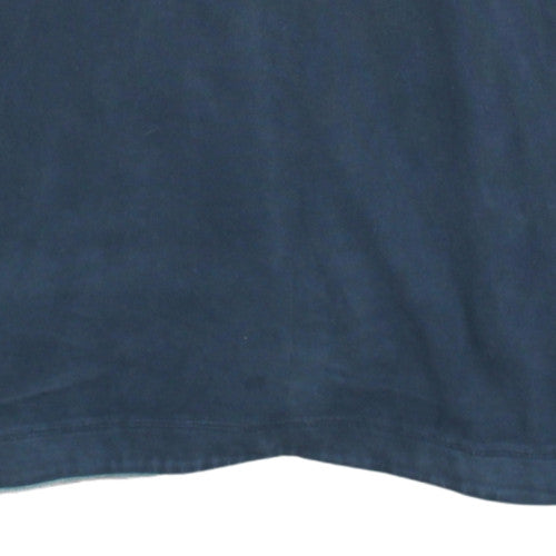 Timberland Men's Blue 1/4 Zip Collared Regular Fit Sweatshirt M