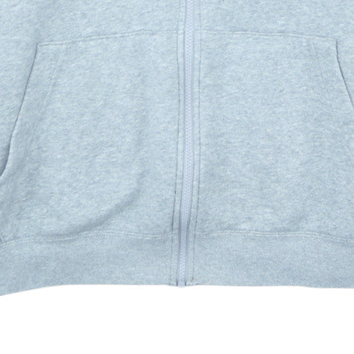 Nike Men's Grey 2XL Full Zip Fleece Hoodie Sweatshirt