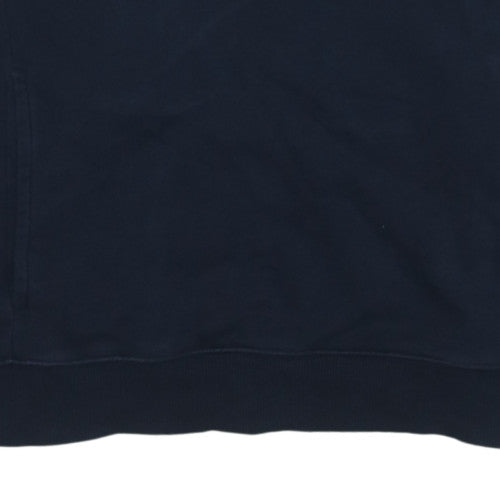 Hugo Boss Men's Blue Slim Fit Crew Neck Sweatshirt M