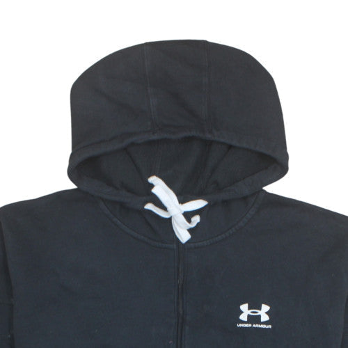 Under Armour Men's Black 2XL Full Zip Hoodie Sweatshirt