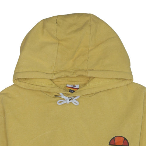 Ellesse Men's Yellow Pullover Hoodie Medium Logo Sportswear