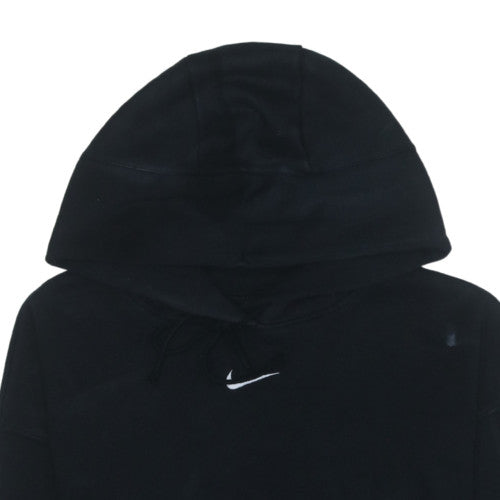 Nike Men's Black Pullover Hoodie L Logo Fleece Sweatshirt