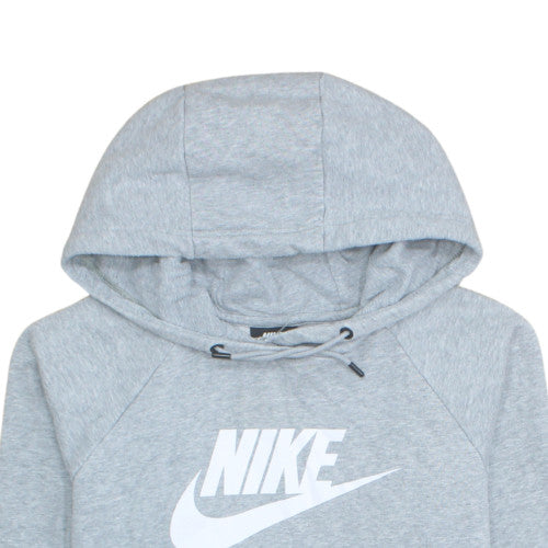 Nike Men's Grey Pullover Hoodie M Regular Fit Sportswear