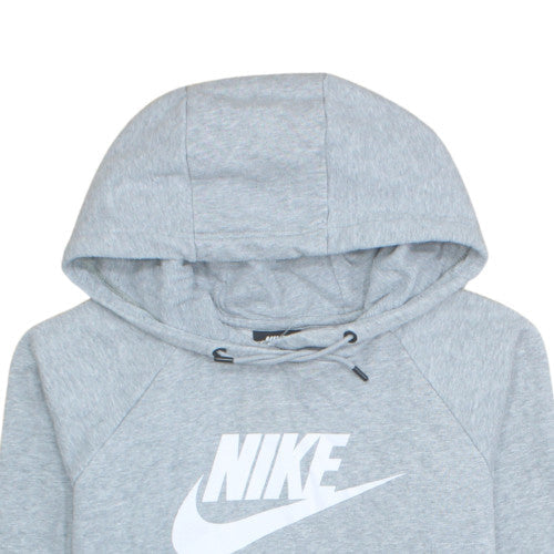 Nike Men's Grey Pullover Hoodie M Regular Fit Sportswear