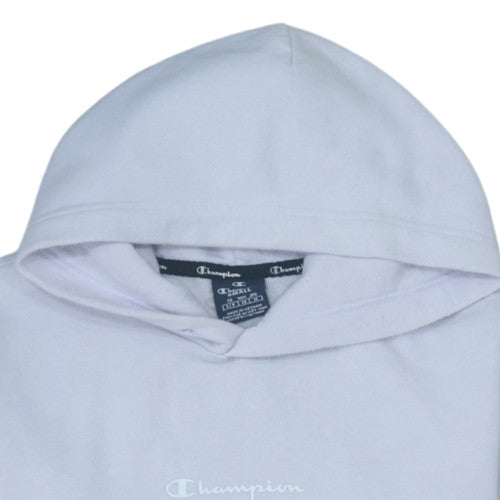 Champion Women's White Small Pullover Hoodie Sweatshirt