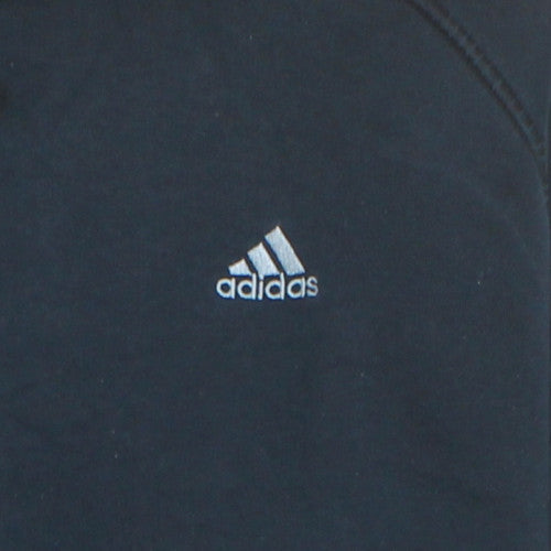 Adidas Men's Blue Pullover Hoodie XL Fleece Sportswear