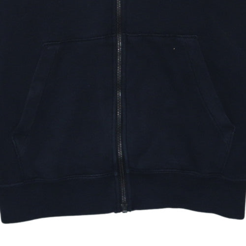 Nike Men's Black Full Zip Hoodie Size S Fleece Sweatshirt