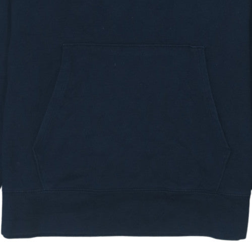 Champion Men's Blue Pullover Hoodie Size M Embroidered Logo