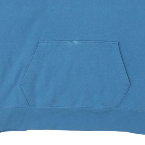 Jordan Men's Blue Pullover Hoodie Size S Oversized Fit Logo Fleece