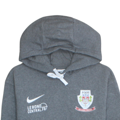 Nike Mens Grey Pullover Hoodie Small Football Sportswear