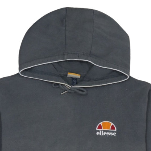 Ellesse Men’s Grey Pullover Hoodie L Regular Fit Sports Style