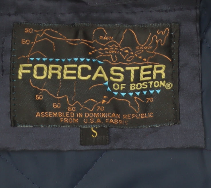 Forecaster of Boston Womens Navy Long Puffer Coat Small
