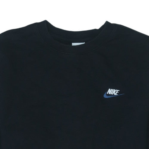 Nike Men's Black Small Classic Crew Neck Sweatshirt