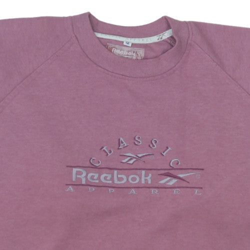 Reebok Women’s Purple Crew Neck Classic Logo Sweatshirt Size 12