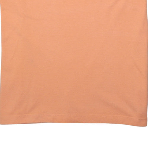 Tommy Hilfiger Men's Orange Cotton Polo Shirt Size L