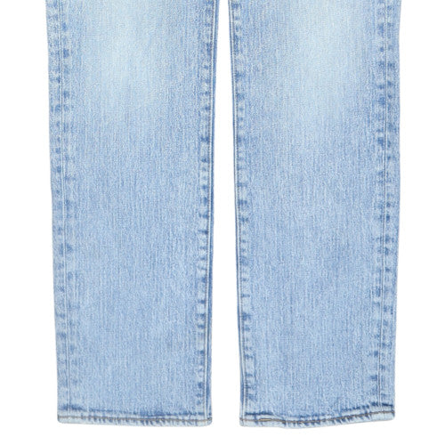 Levi's Men Blue 32W 32L Straight Fit Light Wash Jeans