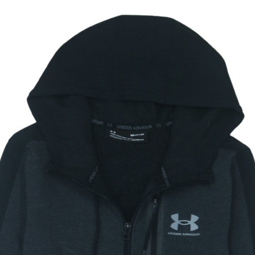 Under Armour Men's Black Small Full Zip Hoodie Fleece Sportswear