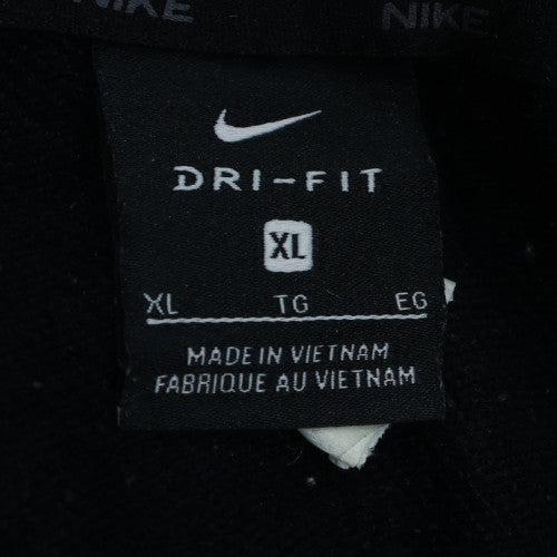 Nike Men's Black XL Full Zip Dri-FIT Hoodie Sweatshirt