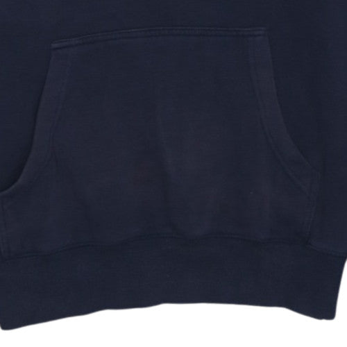 Champion Men's Blue Pullover Hoodie S Regular Fit Embroidered Logo