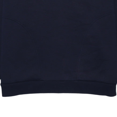 Puma Men's Blue 1/4 Zip Fleece Sweatshirt L Regular Fit