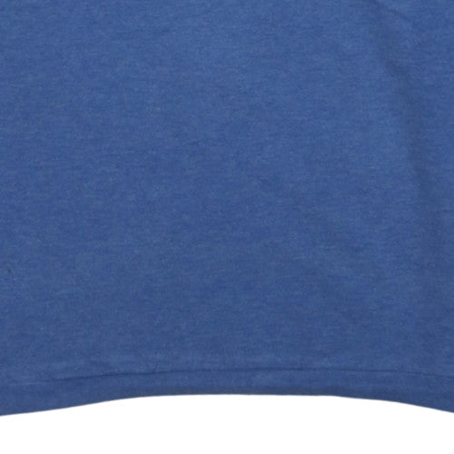Carhartt Men Blue Long Sleeve Crew Neck Cotton Blend Sweatshirt Size M